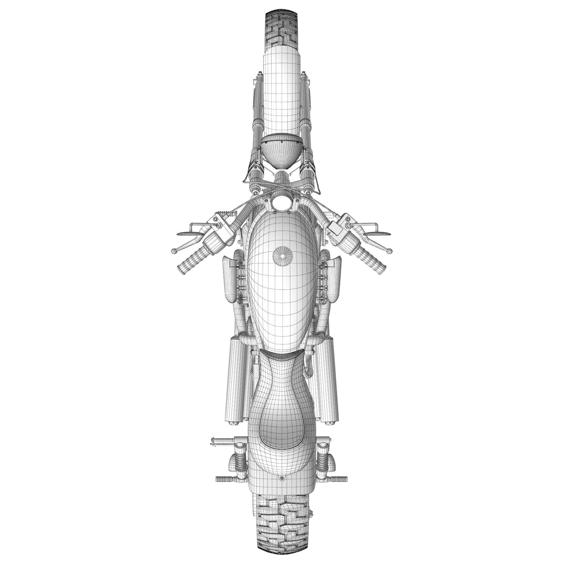 Harley Davidson Custom 3D model_24