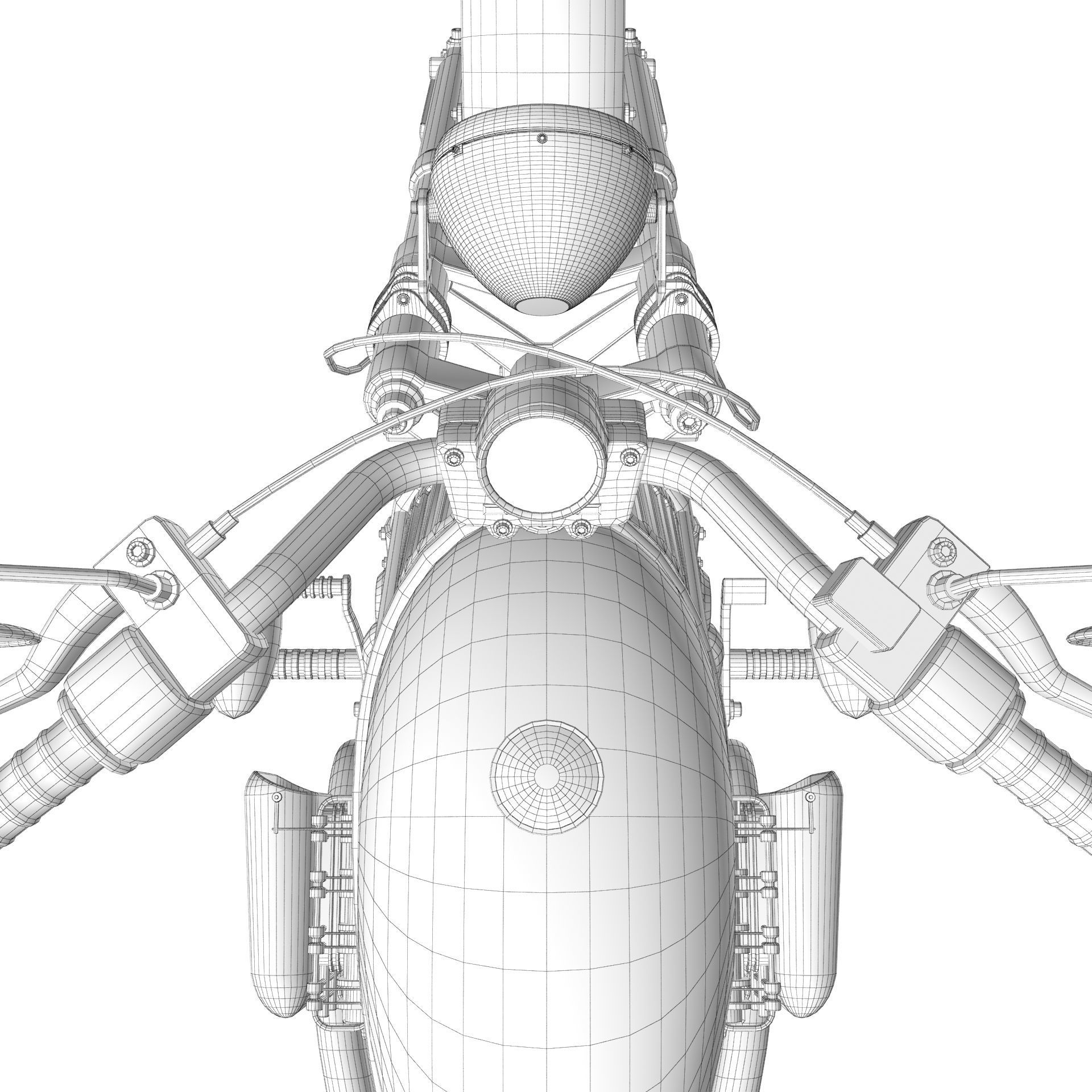Harley Davidson Custom 3D model_29