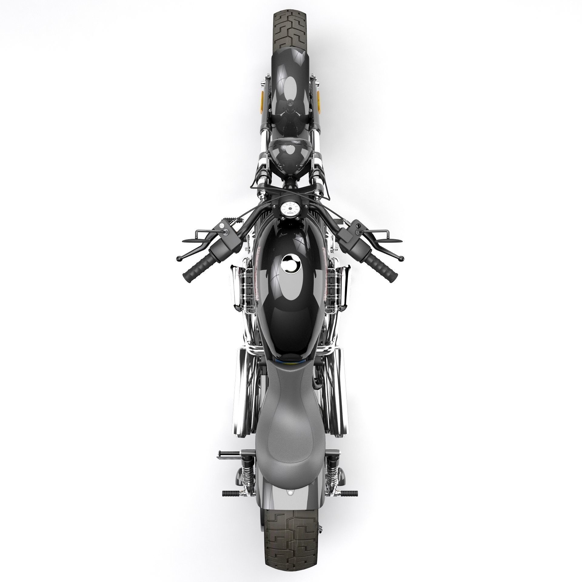 Harley Davidson Custom 3D model_8