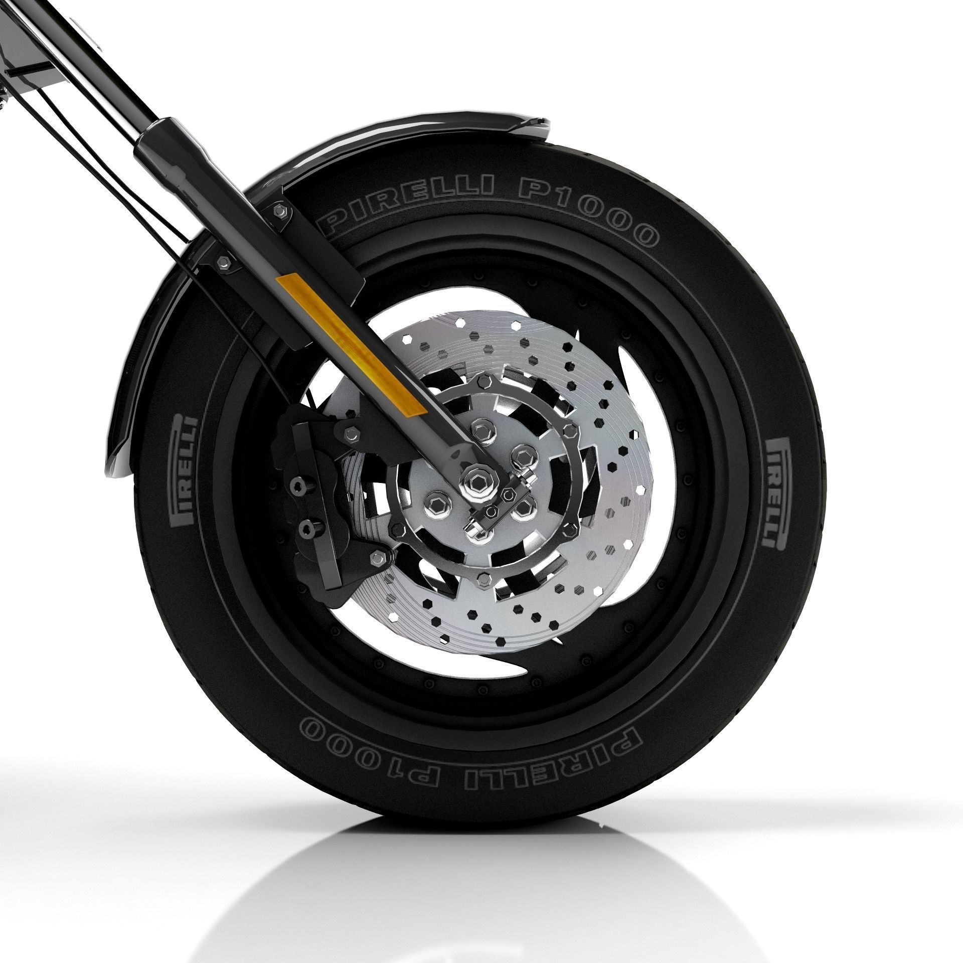 Harley Davidson Custom 3D model_10