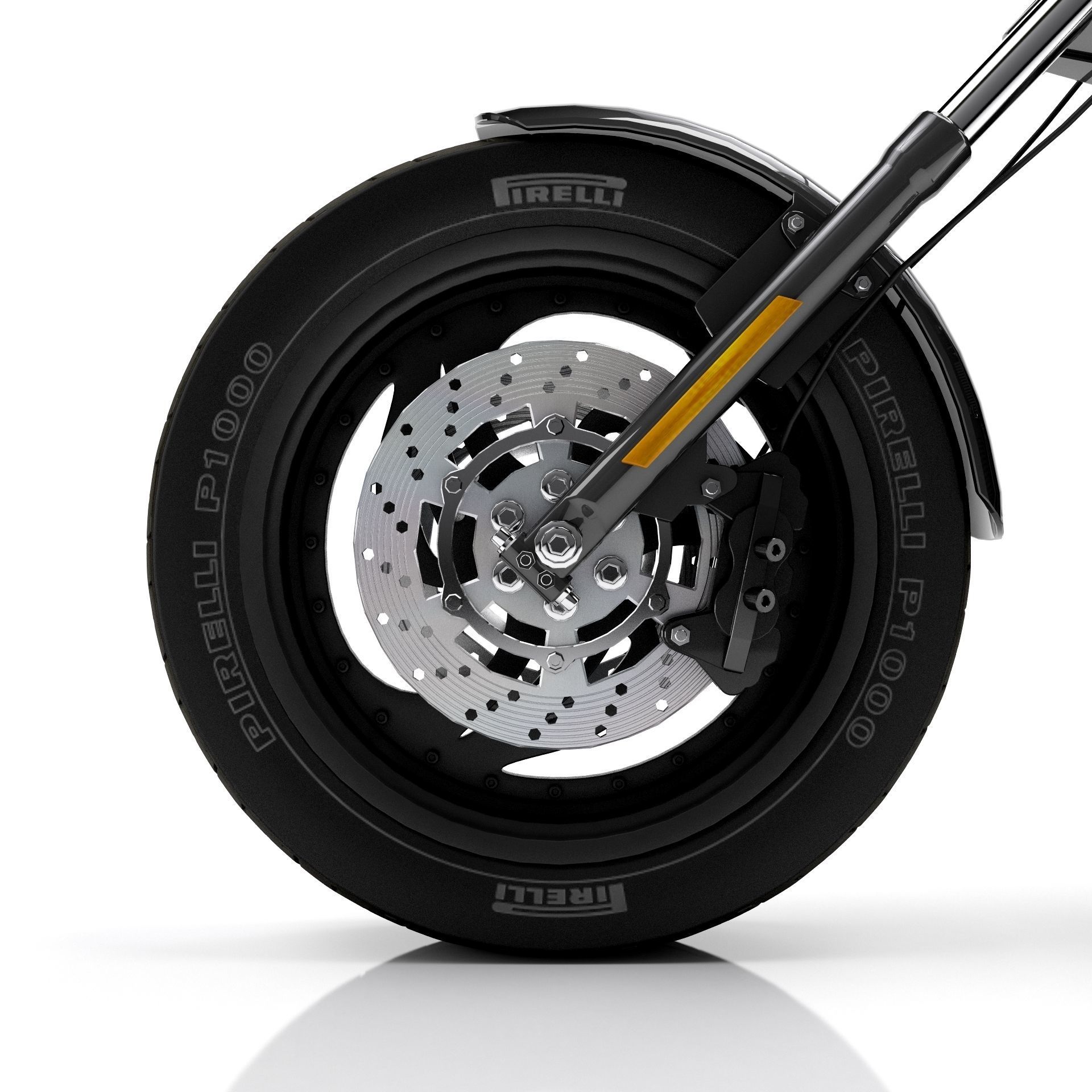 Harley Davidson Custom 3D model_15