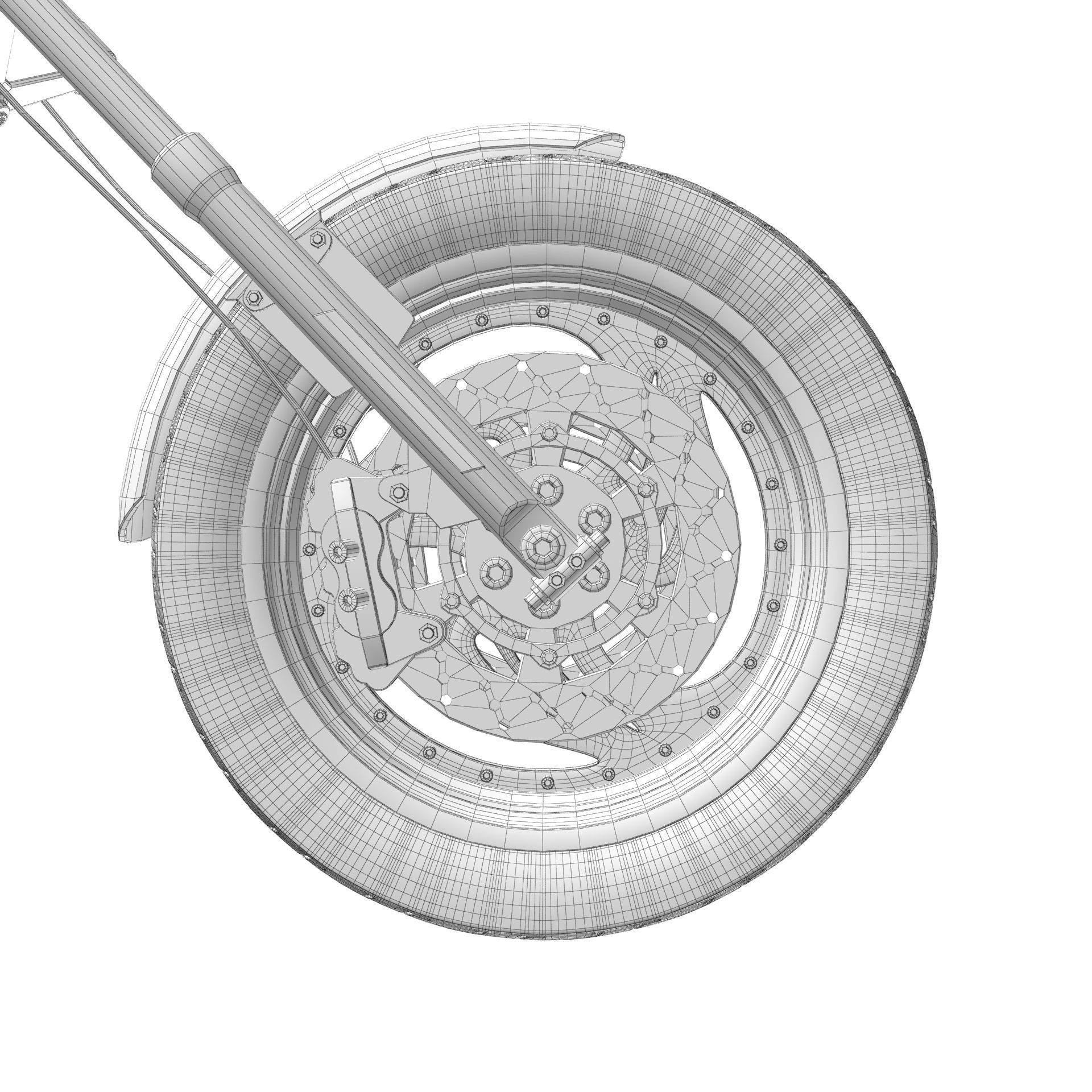 Harley Davidson Custom 3D model_26