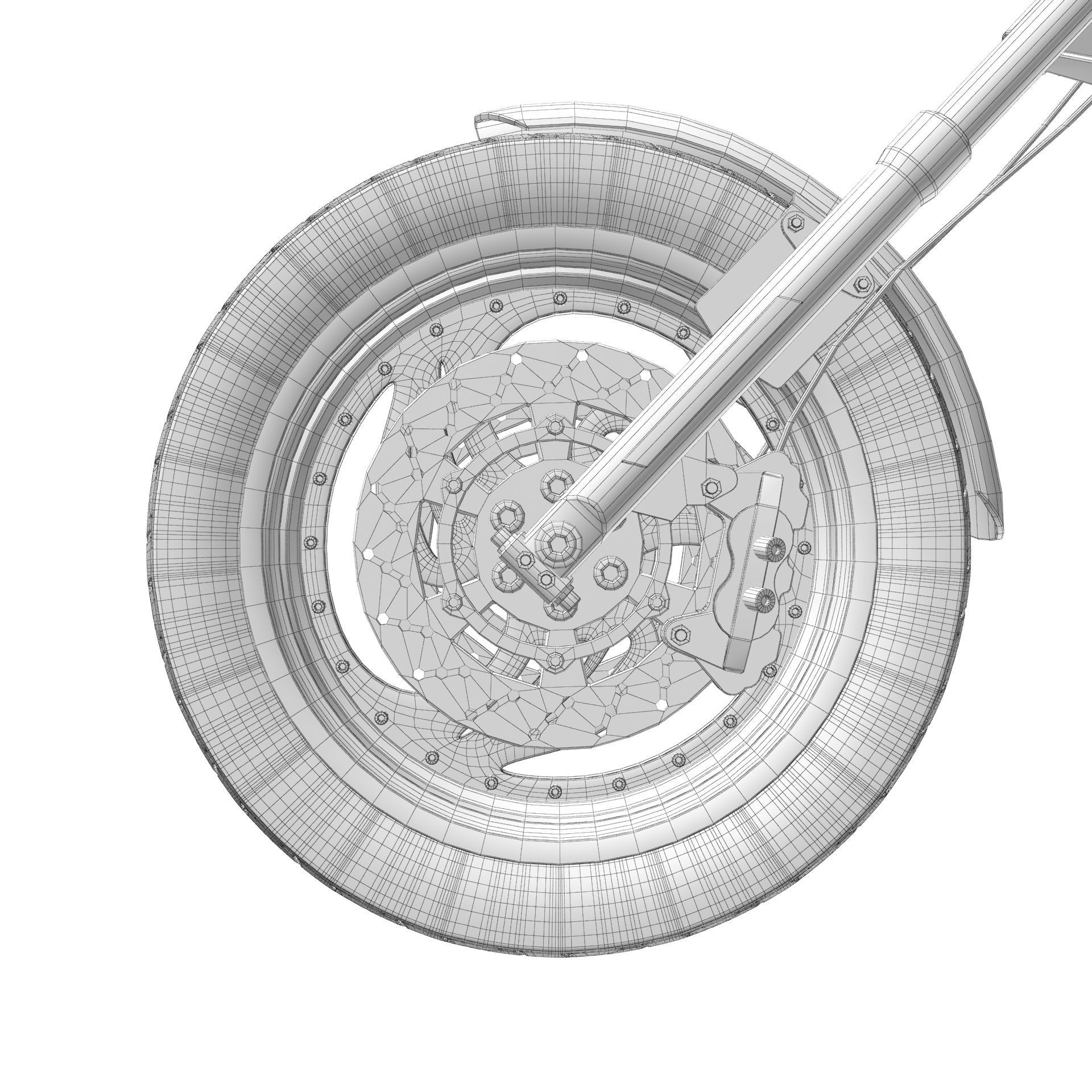 Harley Davidson Custom 3D model_31