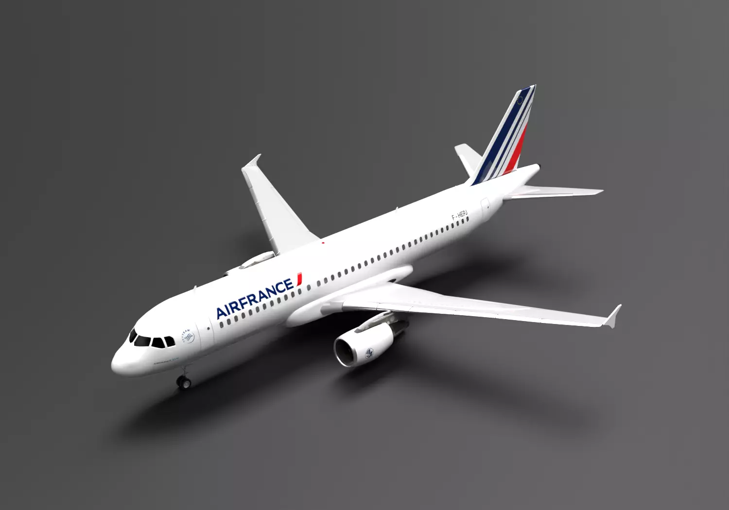 Airbus A320 AirFrance Livery 3D model