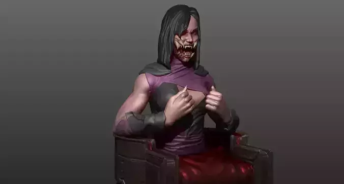 Mortal kombat Mileena Controller holder  3D print model