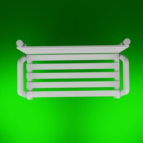 Park seat 3D model_6