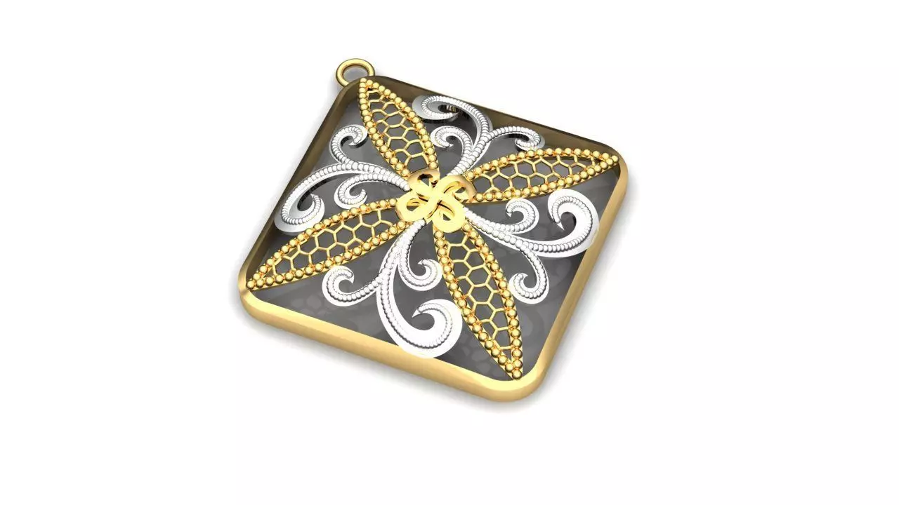 Luxury Pendant 3D print model