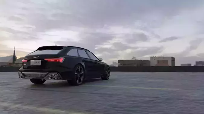 AUDI RS6 REMASTERD PBR Game Ready