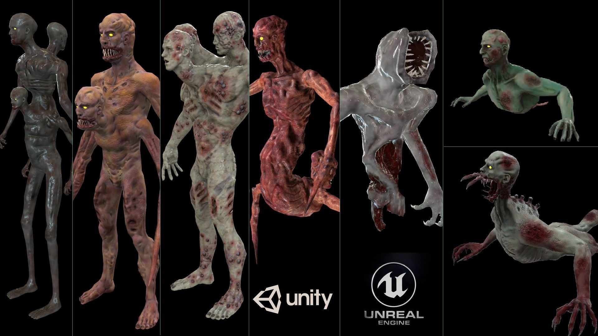 Horror Pack Vol 1 Low-poly 3D model