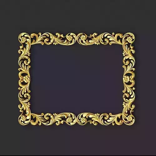 mirror gold ornate frame