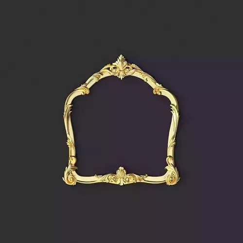 mirror gold ornate frame