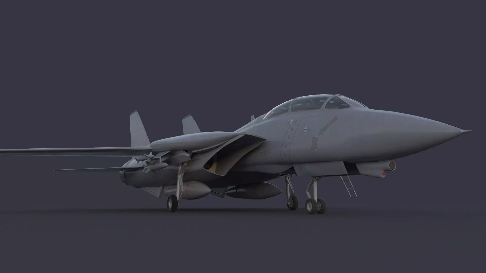 F 14 Tomcat 3D model_0
