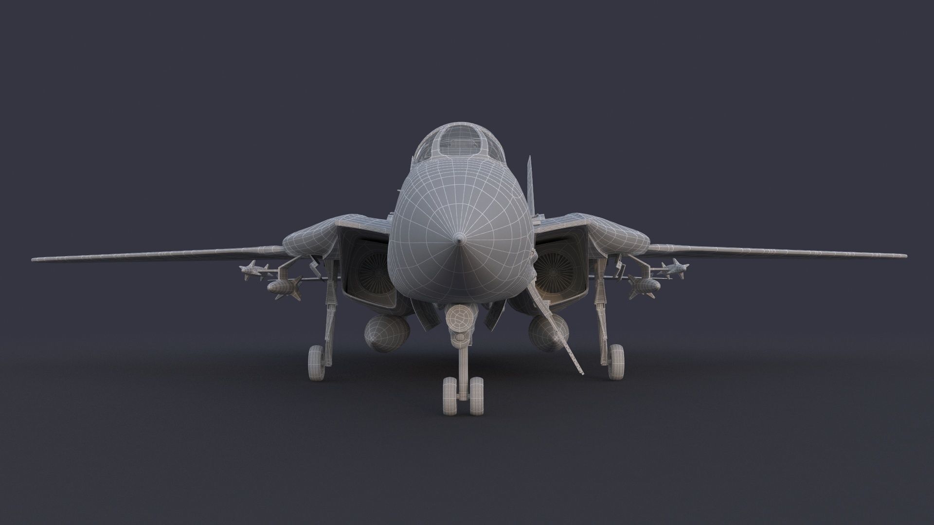 F 14 Tomcat 3D model_11