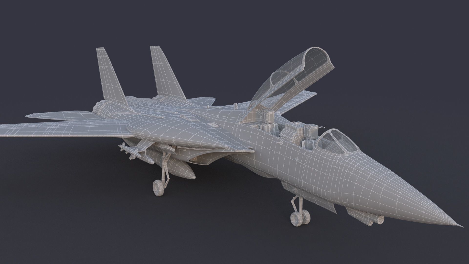 F 14 Tomcat 3D model_15