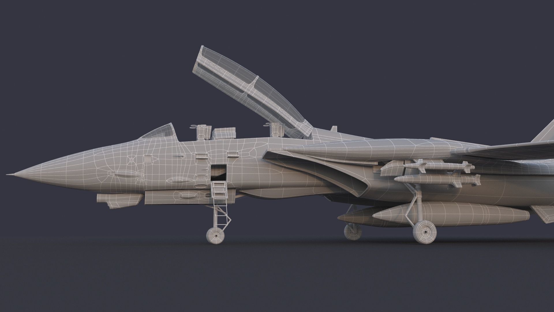 F 14 Tomcat 3D model_17
