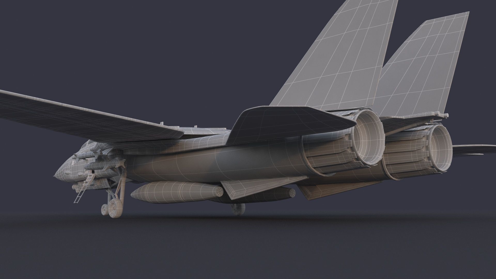 F 14 Tomcat 3D model_14