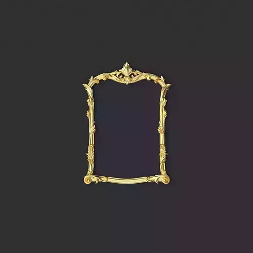 mirror gold ornate frame