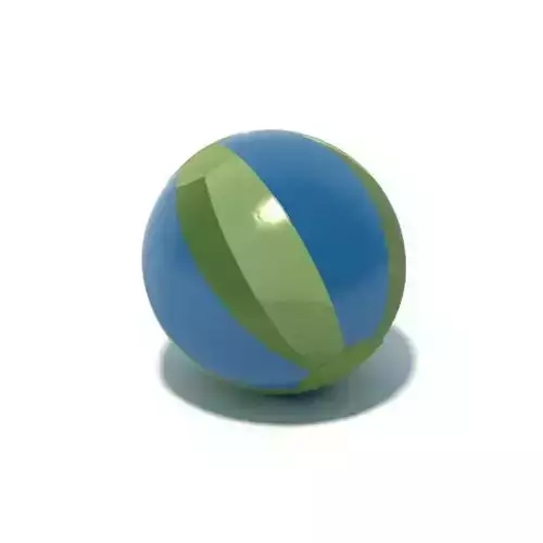 Green And Blue Beach Ball