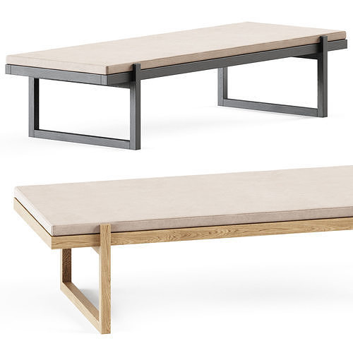 Minimal Daybed by Kristina Dam Studio 3D model