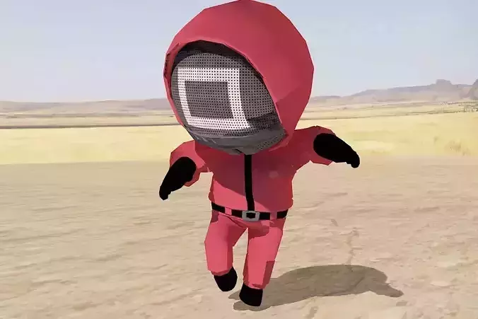 squid game solider dance