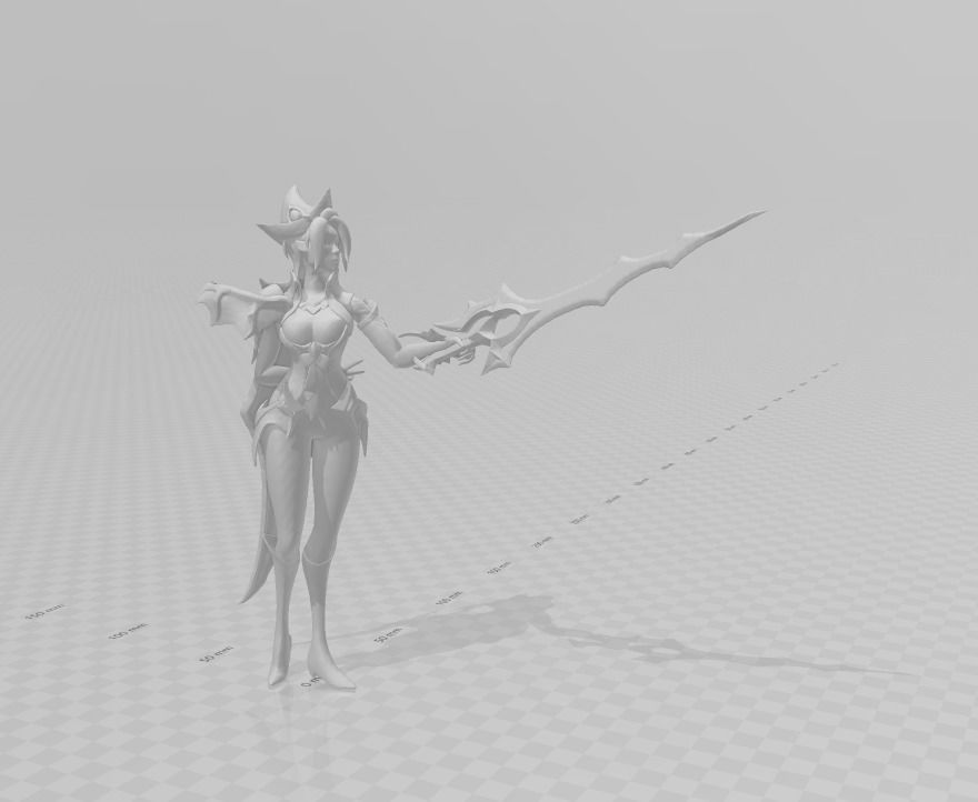 Bewitching Fiora 3D Model 3D print model_1