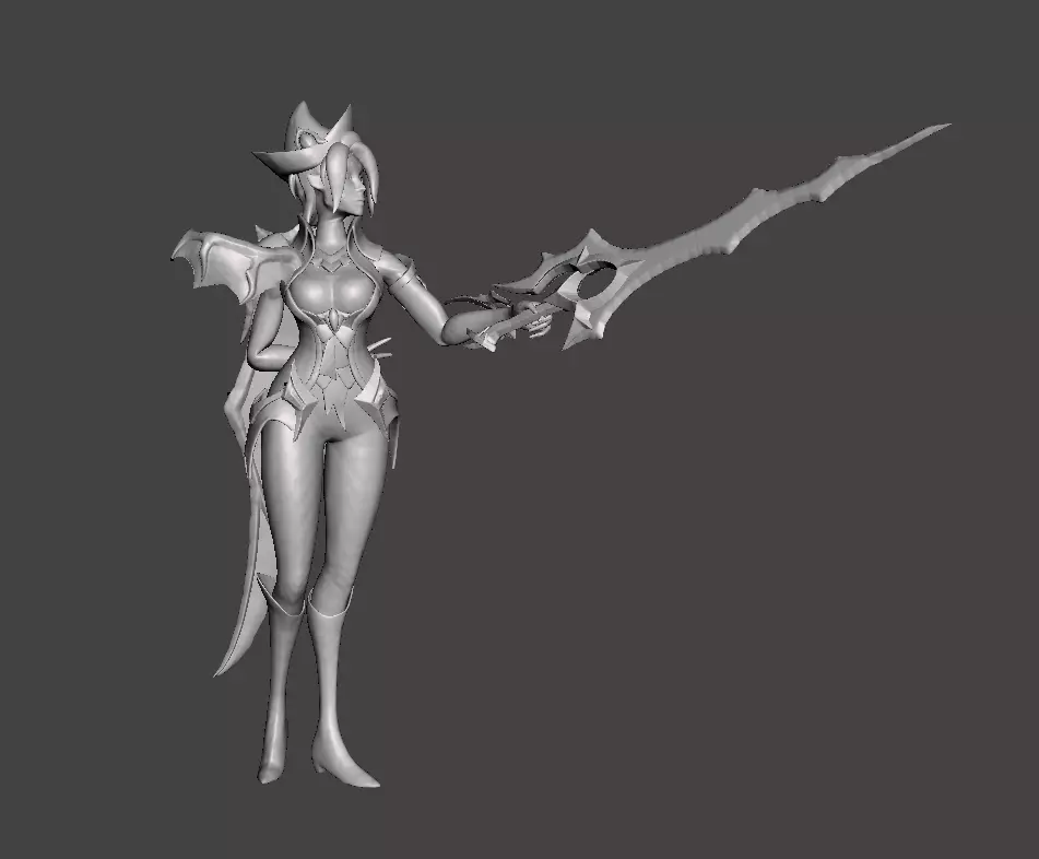 Bewitching Fiora 3D Model 3D print model_0