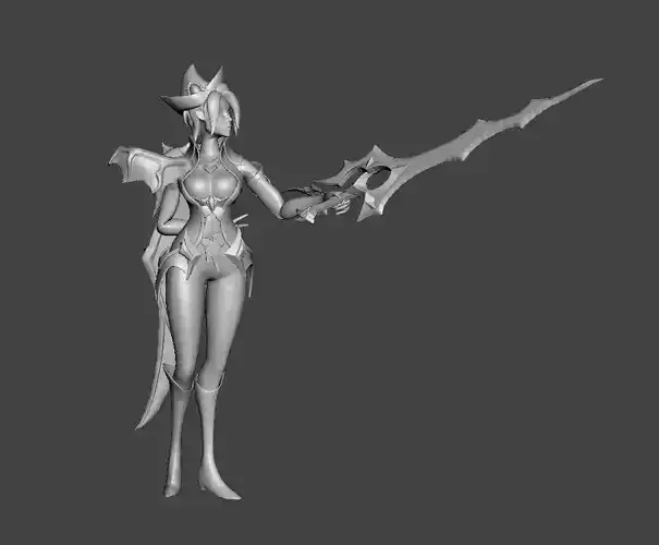 Bewitching Fiora 3D Model 3D print model