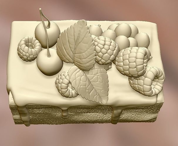 Cake Fake Decor Artifical 3D print model 7