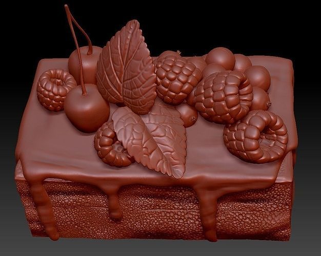 Cake Fake Decor Artifical 3D print model 2