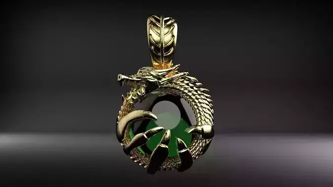 Dragon claw Pendant Necklace