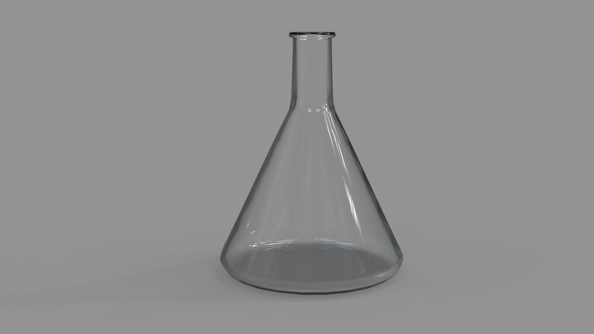 Laboratory flasks Low-poly 3D model_6