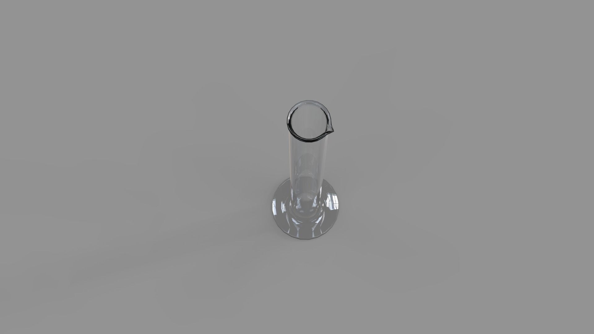 Laboratory flasks Low-poly 3D model_1