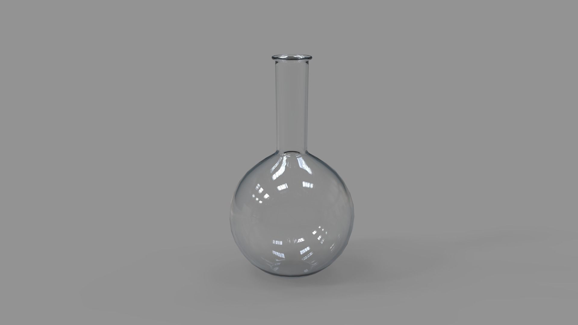 Laboratory flasks Low-poly 3D model_14