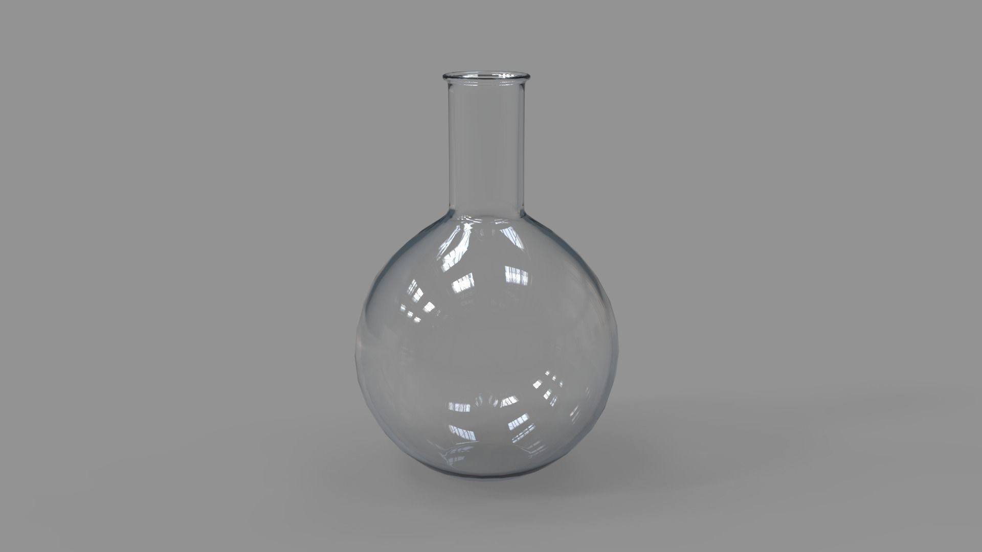 Laboratory flasks Low-poly 3D model_13