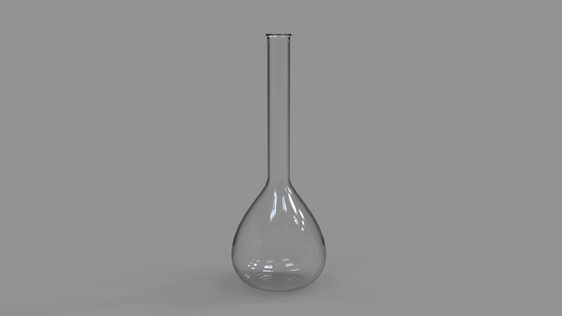 Laboratory flasks Low-poly 3D model_7