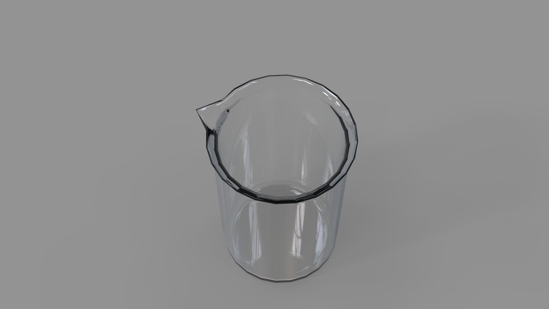 Laboratory flasks Low-poly 3D model_11