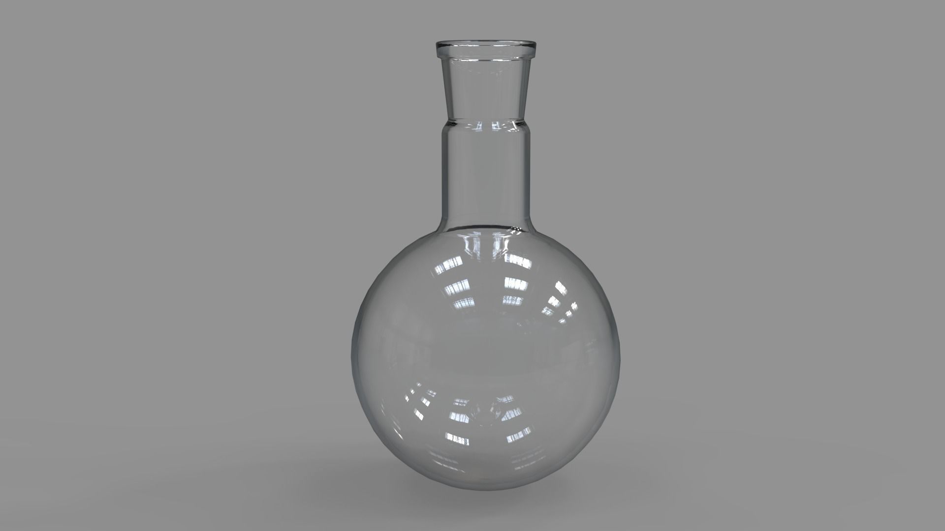 Laboratory flasks Low-poly 3D model_3