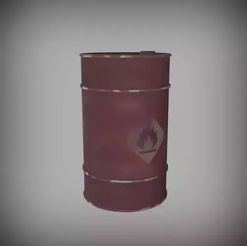 Abandoned Oil Drum rusted