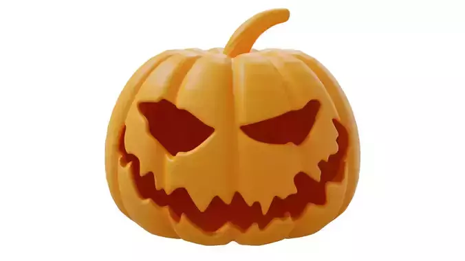 Pumpkin 3D model Halloween