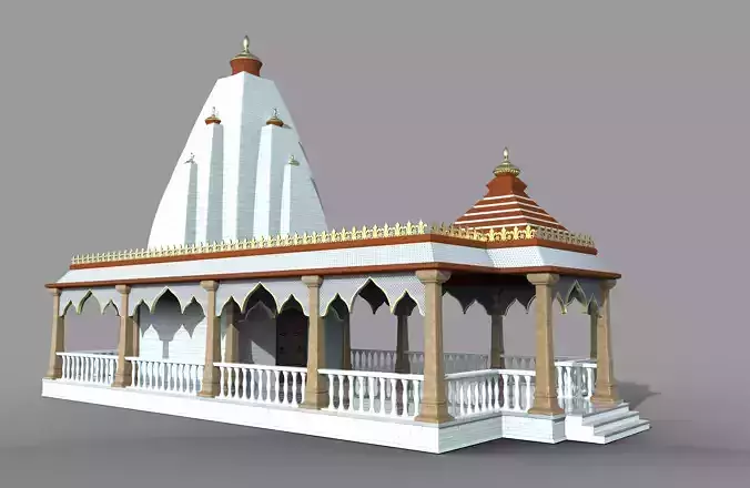 indian temple  3D model