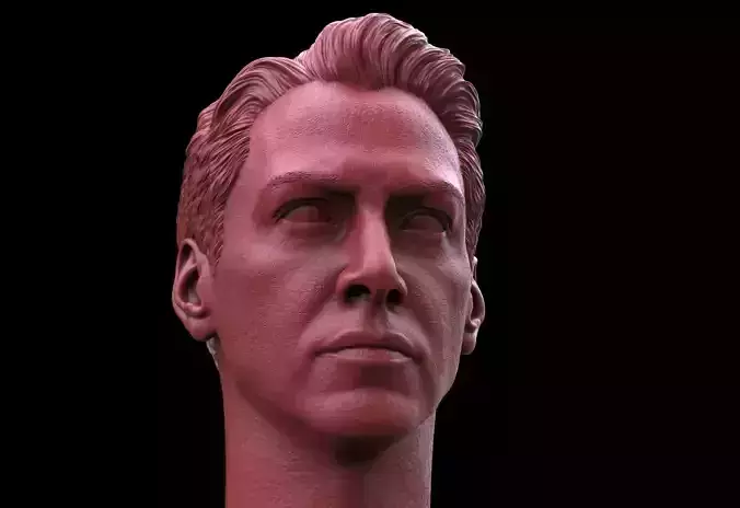  Keanu Reeves - Neo Head 3D print model