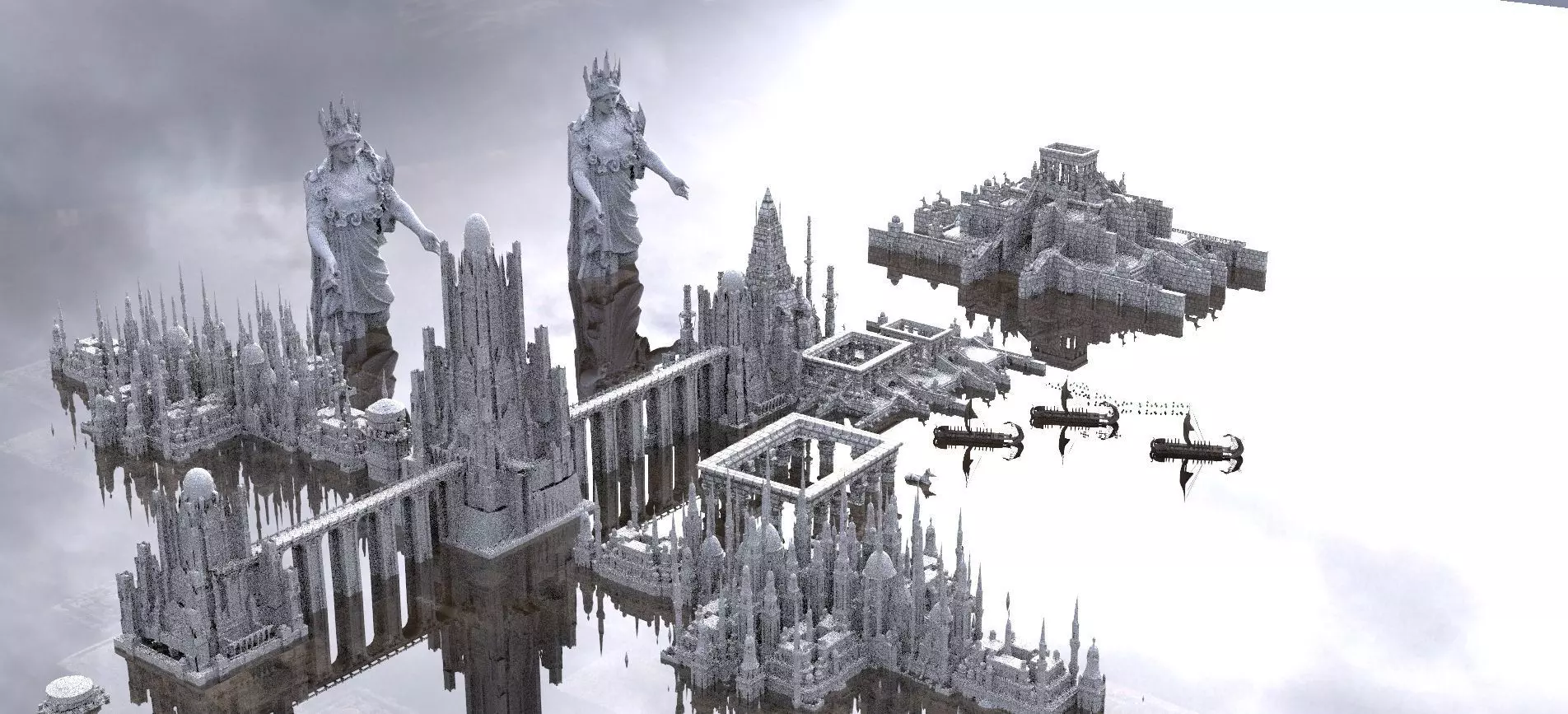 Ancient Greek Port City 2  3D model_0