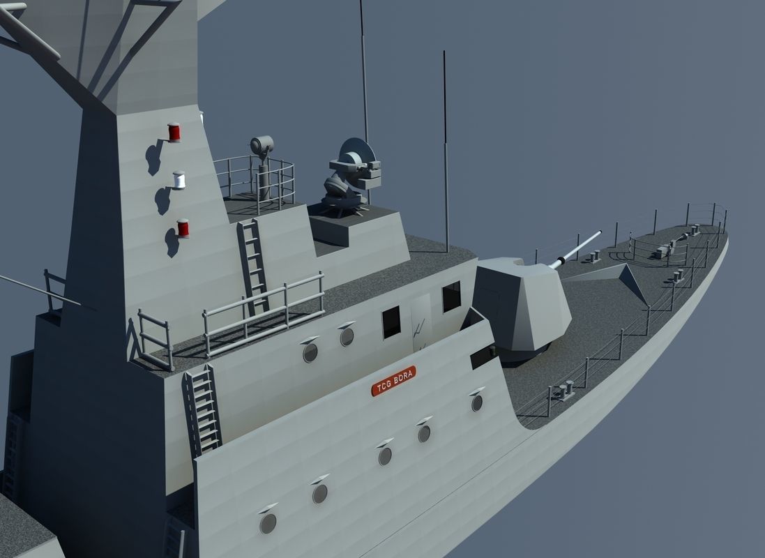 KILIC-II Class Fast Attack Craft TCG MIZRAK 3D model_15