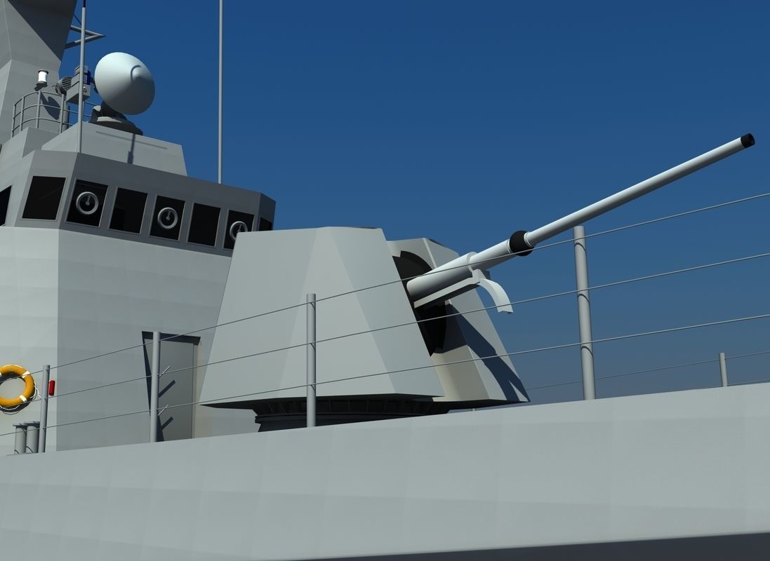 KILIC-II Class Fast Attack Craft TCG MIZRAK 3D model_6