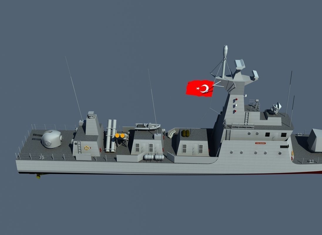 KILIC-II Class Fast Attack Craft TCG MIZRAK 3D model_3