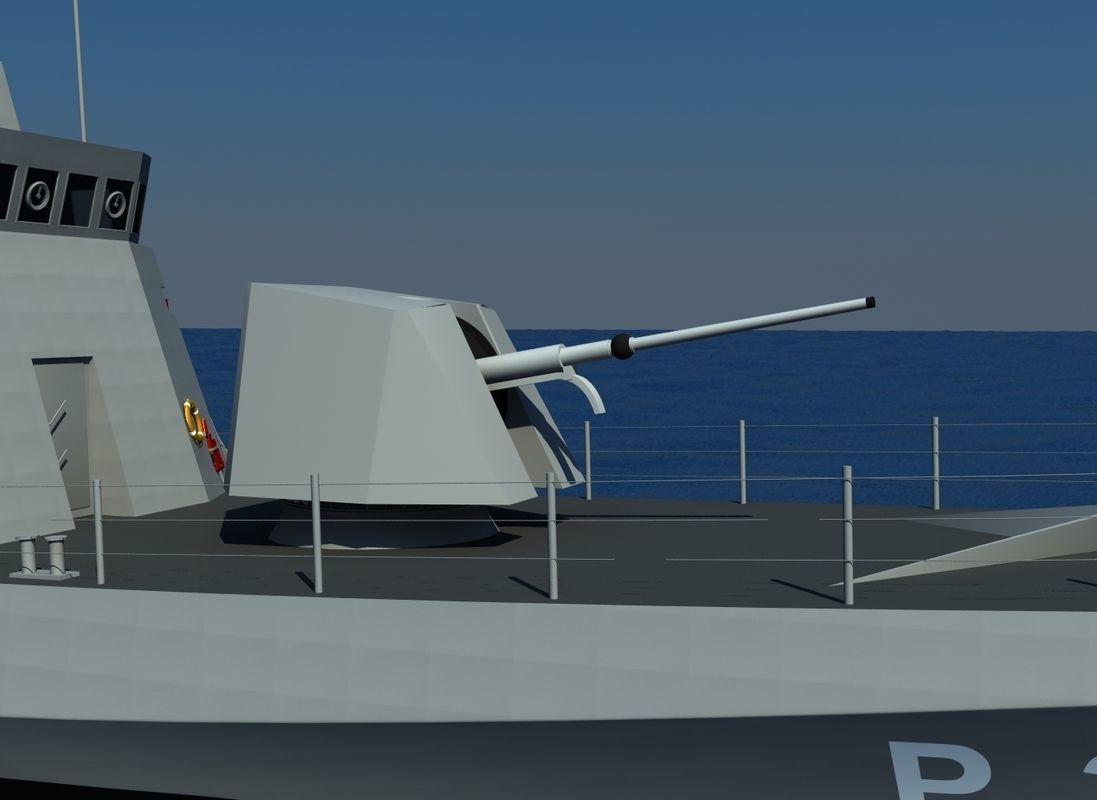 KILIC-II Class Fast Attack Craft TCG MIZRAK 3D model_9