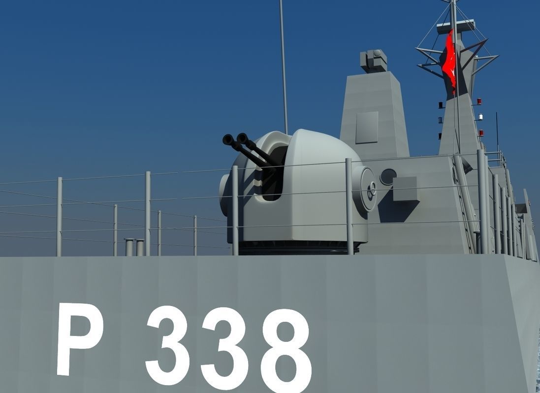 KILIC-II Class Fast Attack Craft TCG MIZRAK 3D model_10