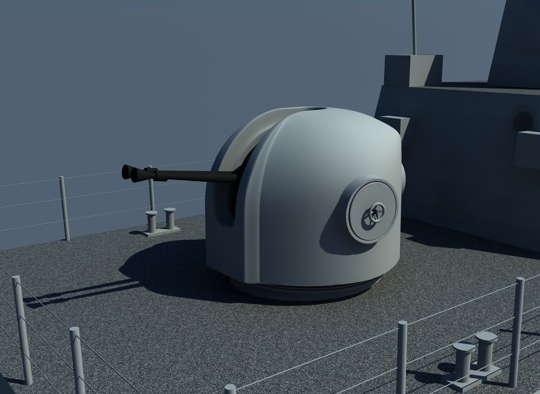 KILIC-II Class Fast Attack Craft TCG MIZRAK 3D model_4