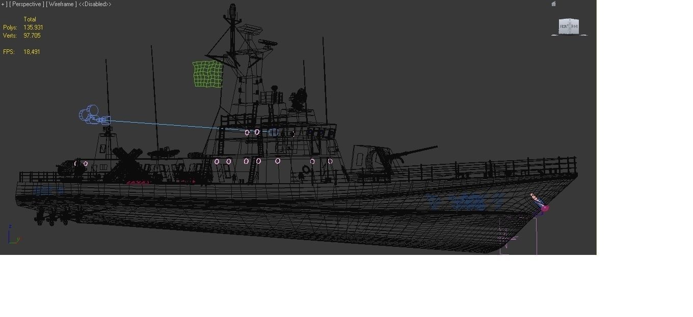 KILIC-II Class Fast Attack Craft TCG MIZRAK 3D model_7