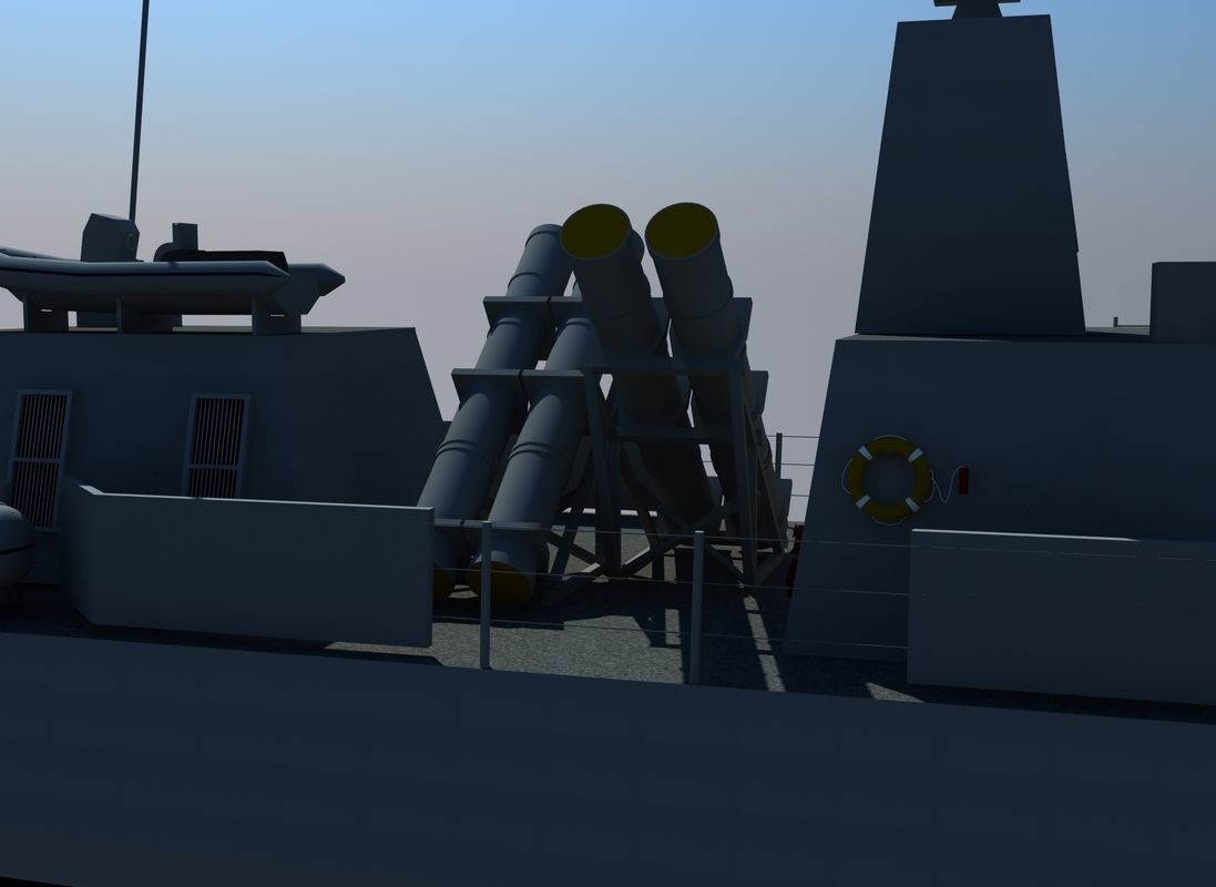 KILIC-II Class Fast Attack Craft TCG MIZRAK 3D model_14